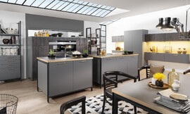  Zuordnung: Stil Moderne keukens, Planungsart keukenblok
